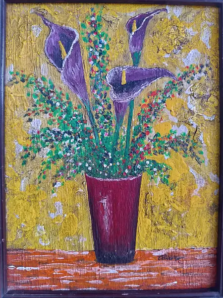 Oleo Original Pequeño Anturios