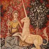 Tapiz La Dama Y El Unicornio "La Vista" - Bélgica 1960
