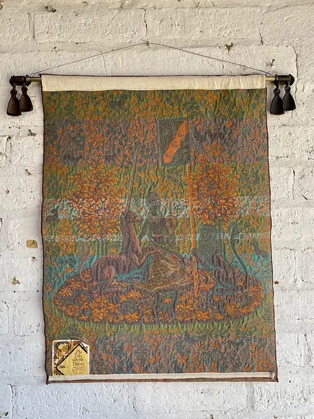Tapiz La Dama Y El Unicornio "La Vista" - Bélgica 1960