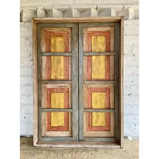 Ventana Y Contraventana De 2 Hojas - Colombia 1930