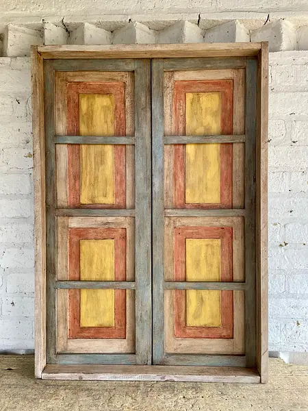 Ventana Y Contraventana De 2 Hojas - Colombia 1930