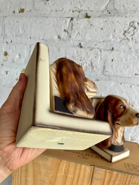 Tranca Libros Cabeza Perro Cocker Spaniel - Japón 1950