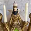 Candelabros Reyes Magos 4 Luces Kurt Adler - Usa 1980