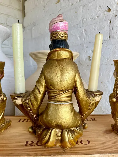 Candelabros Reyes Magos 4 Luces Kurt Adler - Usa 1980