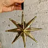 Estrella De 8 Puntas Dorada Con Espejos