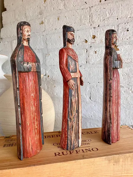 Figuras X 3 Reyes Magos Estilo Ortodoxo.