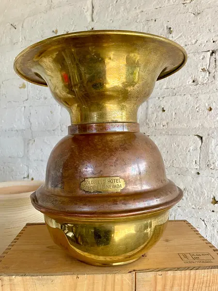 Escupidera De Tabaco Goldfield Hotel Nevada - Usa 1910