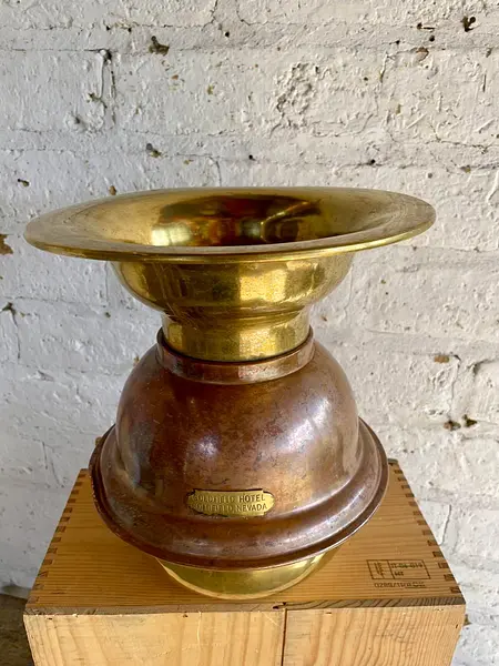 Escupidera De Tabaco Goldfield Hotel Nevada - Usa 1910