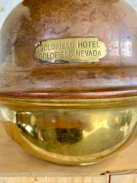 Escupidera De Tabaco Goldfield Hotel Nevada - Usa 1910