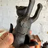 Tranca Libros X 2 Figura De Gato En Hierro Fundido