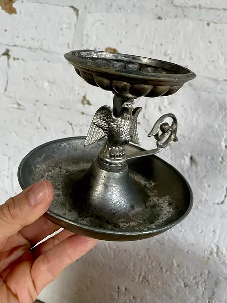 Candelero De Peltre - U.S.A. 1940