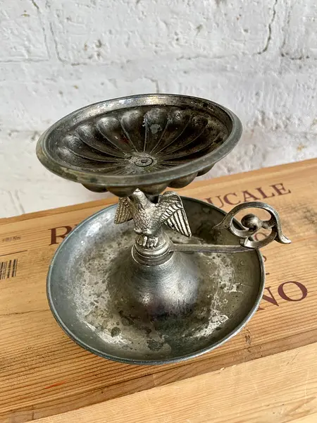 Candelero De Peltre - U.S.A. 1940