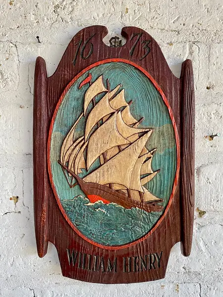 Cuadro En Alto Relieve De Carabela William Henry