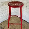 Taburete Alto Coca Cola - U.S.A. 1980