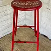 Taburete Alto Coca Cola - U.S.A. 1980