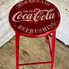 Taburete Alto Coca Cola - U.S.A. 1980