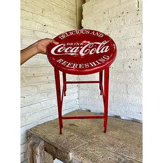 Taburete Alto Coca Cola - U.S.A. 1980