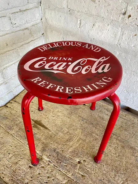 Taburete Coca Cola - U.S.A. 1980