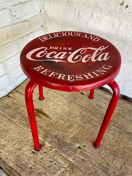 Taburete Coca Cola - U.S.A. 1980