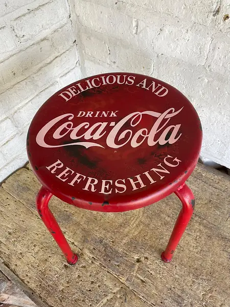 Taburete Coca Cola - U.S.A. 1980