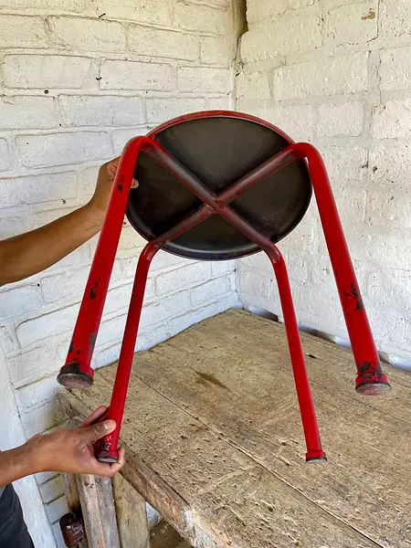 Taburete Coca Cola - U.S.A. 1980