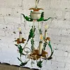 Lámpara Araña Colgante 3 Luces - Italia 1960