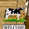 Letrero Welcome Vaca Para Colgar