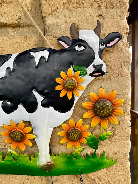 Letrero Welcome Vaca Para Colgar