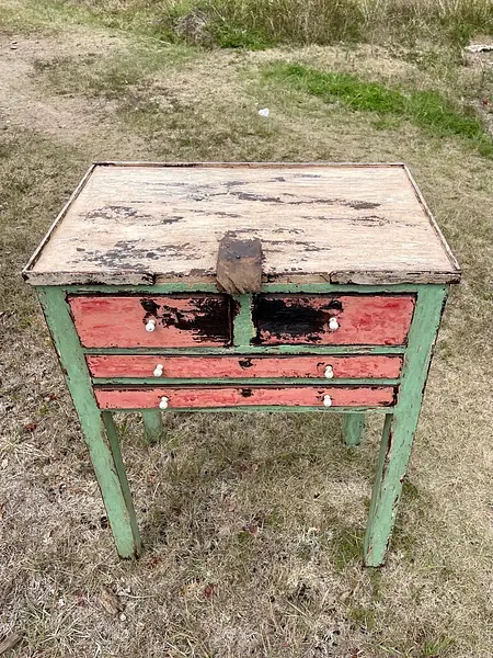 Cajonero Vintage De Joyería - Colombia 1950