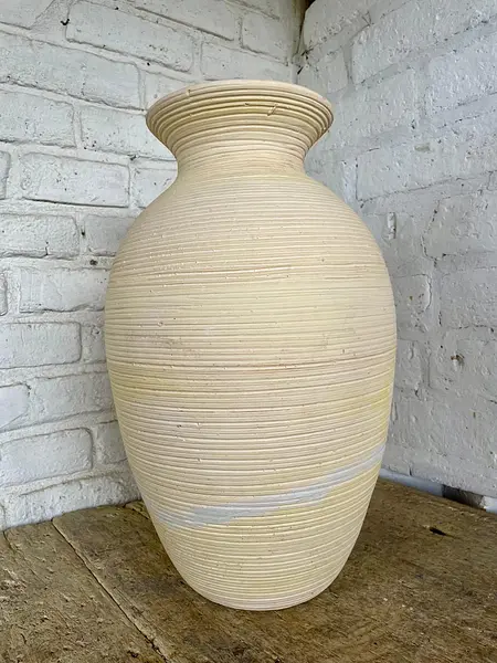 Jarrón Artesanal En Barro De Ráquira