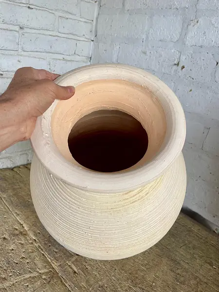 Jarrón Artesanal En Barro De Ráquira