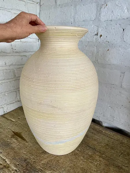 Jarrón Artesanal En Barro De Ráquira