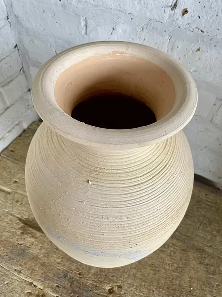 Jarrón Artesanal En Barro De Ráquira