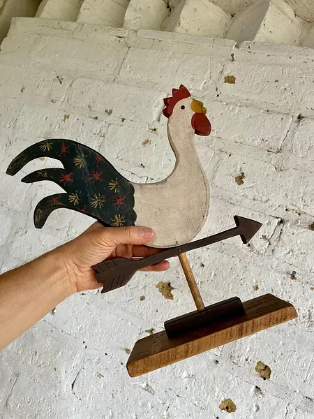 Gallo De Madera Artesanal