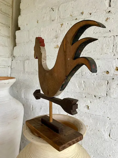 Gallo De Madera Artesanal