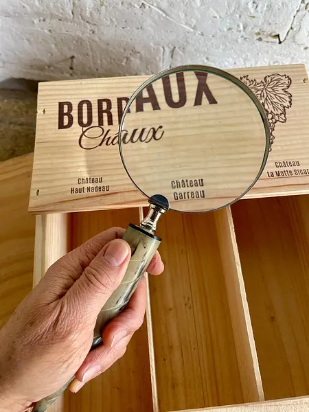 Lupa De Mano Con Mango De Cacho