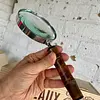 Lupa De Mano Mango Madera 10x
