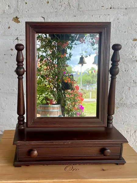 Espejo De Afeitar De Consola - Colombia 1940