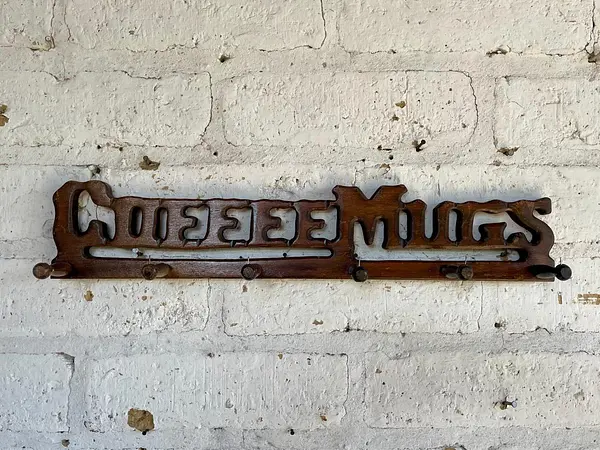 Soporte De Pared Para Pocillos "Estación De Café"