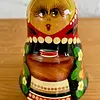 Muñeca Musical Roly Poly En Madera - Rusia 1995