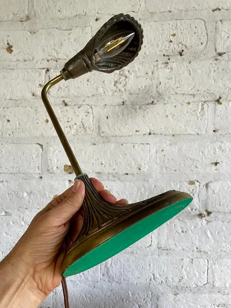 Lámpara De Escritorio Art Nouveau - Francia 1920