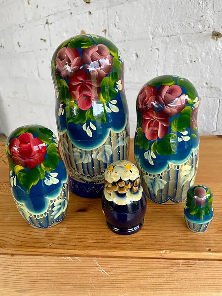 Revisar Matrioska 5 Muñecas - Rusia 1995