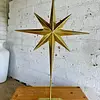 Estrella Tridimensional Dorada De Ocho Puntas