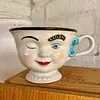 Taza De Porcelana Con Cara De Muñeca Bailey-S 1996