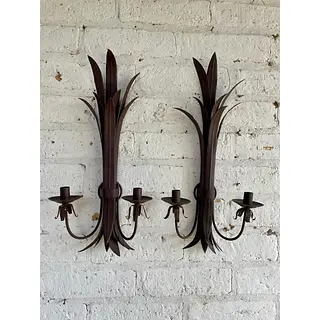 Candelabros De Pared 4 Velas - Filipinas 1990