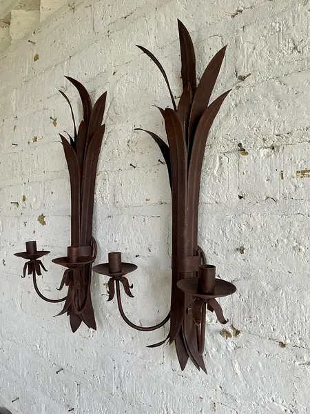 Candelabros De Pared 4 Velas - Filipinas 1990