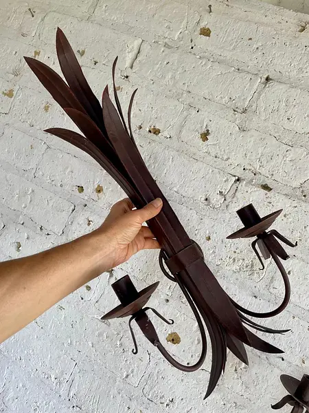 Candelabros De Pared 4 Velas - Filipinas 1990