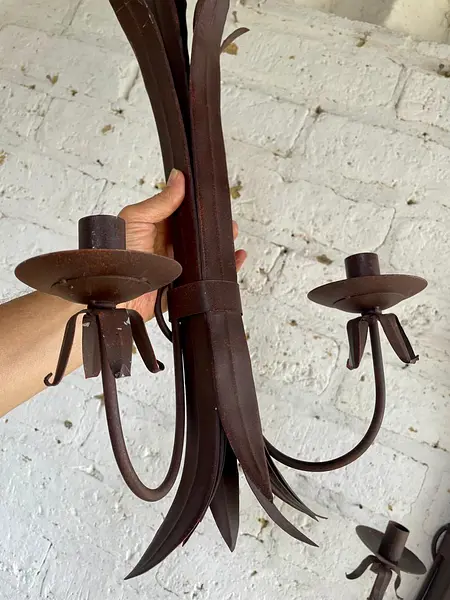 Candelabros De Pared 4 Velas - Filipinas 1990