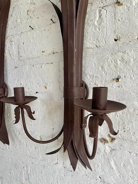 Candelabros De Pared 4 Velas - Filipinas 1990