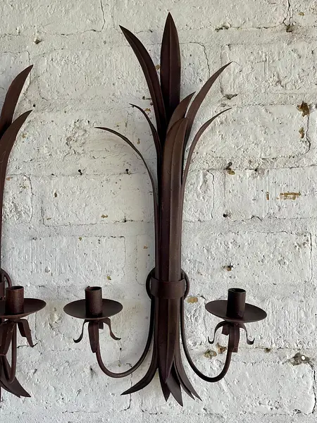 Candelabros De Pared 4 Velas - Filipinas 1990